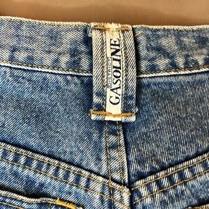Vintage Gasoline Jean ALTERED high waisted